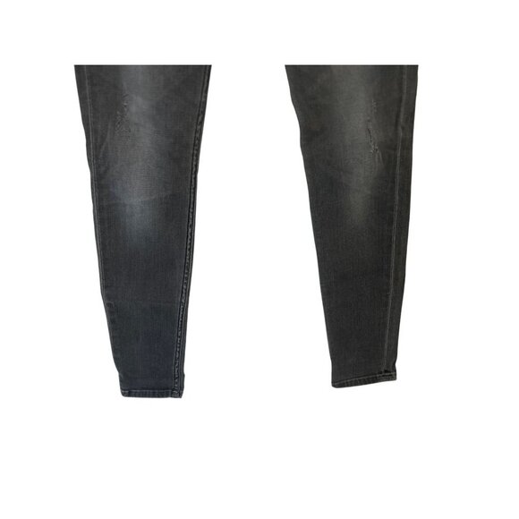 IRO Paris "Night" Gray Mid Rise Skinny Jans Gray Distressed Size 26 ($310) - Picture 7 of 11